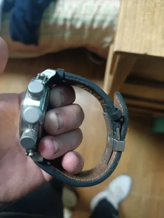 Reloj Carucci Hombre Amarillo y Plateado