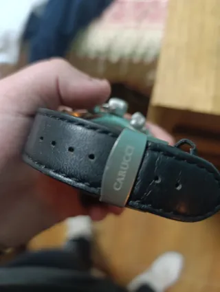 Reloj Carucci Hombre Amarillo y Plateado