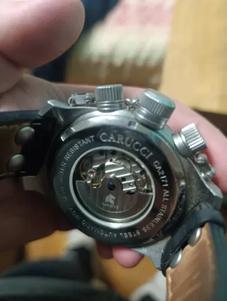 Reloj Carucci Hombre Amarillo y Plateado