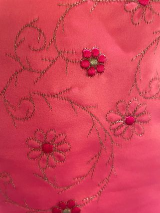 Vestido fiesta sirena rosa