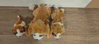 Set 3 peluche cane San Bernardo