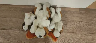 Set 3 peluche cane San Bernardo