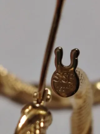 Aros retorcidos oro 18k