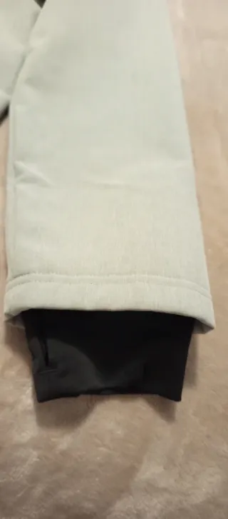 Chaqueta polar mujer gris