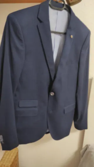 Traje de pantalón y americana azul