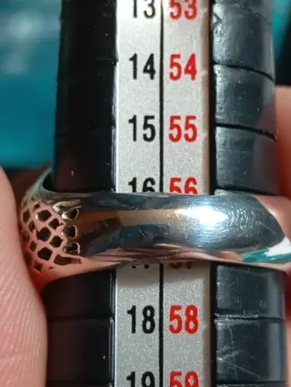 Anillo Plata Ley Piedra soldadita