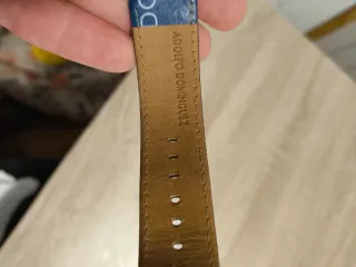 Reloj Adolfo Dominguez Mujer Azul y Plata