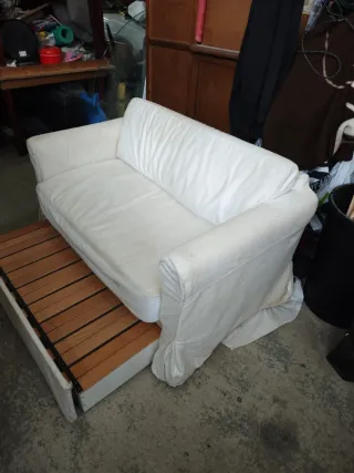 Sofá Cama IKEA Blanco