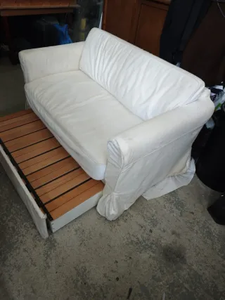 Sofá Cama IKEA Blanco