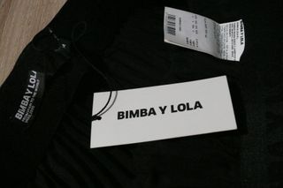Saia Plissada Preta Tamanho Único Nova