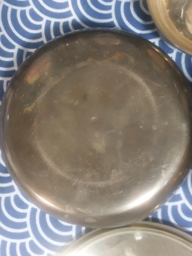 Conjunto japonés cloisoné latón antiguo