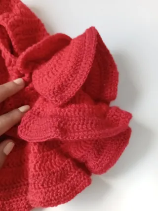 Ropa para Perro/Gato Roja con Volantes