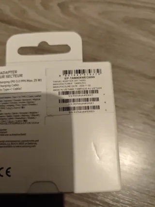 Cargador Samsung 25W USB-C Travel Adapter