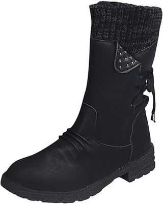 Botas negras con brillantes