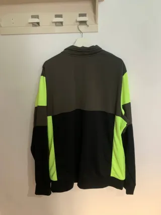 Chaqueta Nike Negra y Verde Neón