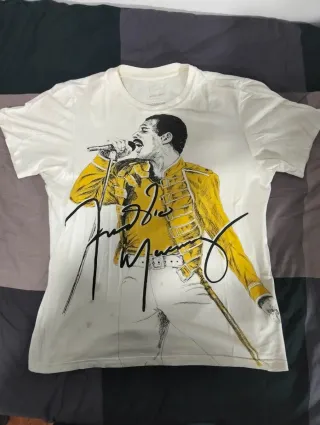 Camiseta Freddie Mercury Manga Corta
