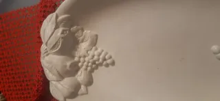 Centro tavola porta frutta ceramica decorato