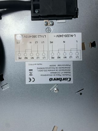 Vitrocerámica Corberó 4 Placas Casi Nueva