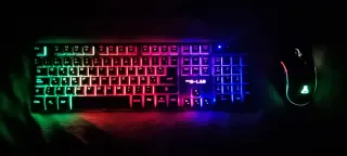 Teclado THE G-LAB RGB Gaming y Ratón gamer