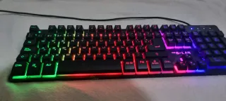 Teclado THE G-LAB RGB Gaming y Ratón gamer