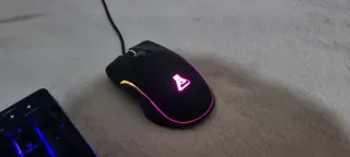 Teclado THE G-LAB RGB Gaming y Ratón gamer