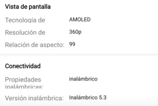 Reloj Inteligente Naranja y Plateado