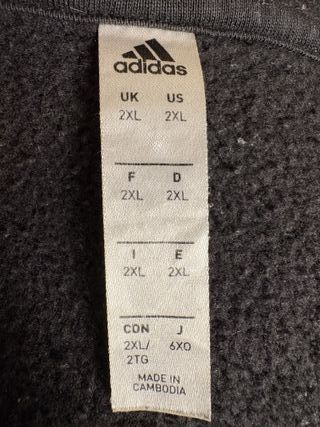 Sudadera Adidas con Capucha Negra