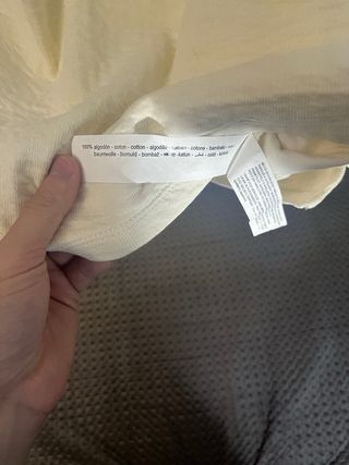 Sudadera Zara Oversize Hombre Beige Talla S