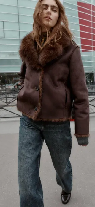 Cazadora reversible Zara Talla XS