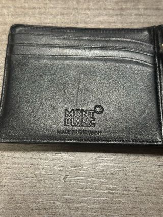 Portafoglio Montblanc Pelle Clip Nero