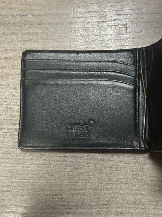 Portafoglio Montblanc Pelle Clip Nero