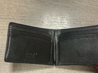 Portafoglio Montblanc Pelle Clip Nero