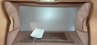 Maletín médico. 100% piel vacuno, marrón. NUEVO