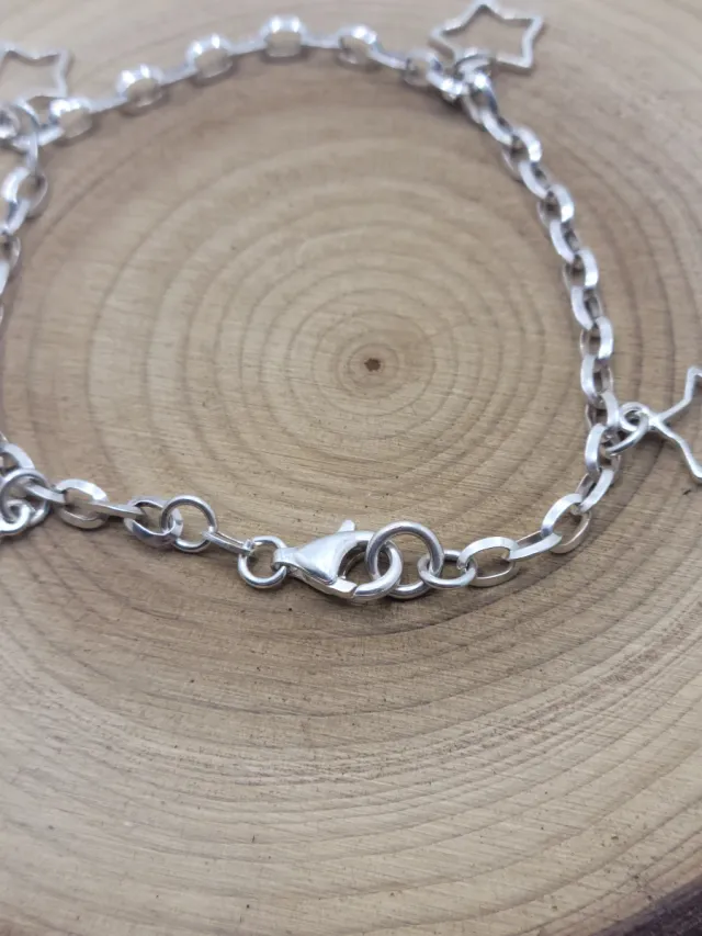 Pulsera Plata 925 con Estrellas