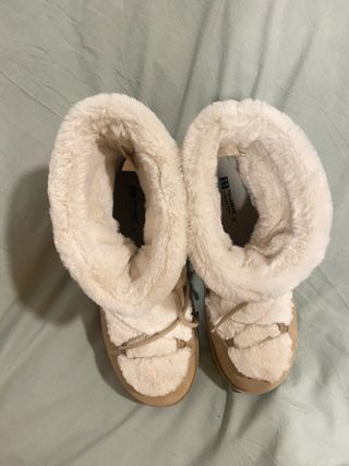 Botines Pull&Bear Beige Peludos