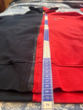 Sudadera Nike bicolor negra y roja