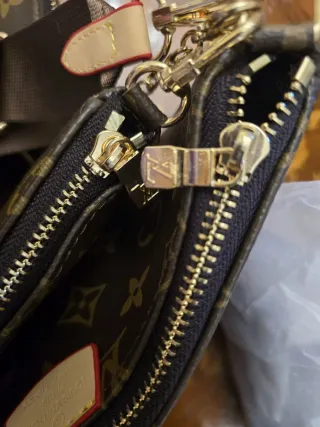 Borsa Louis Vuitton marrone e rosa