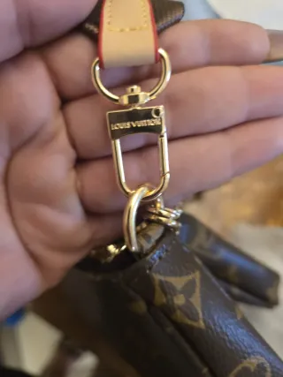 Borsa Louis Vuitton marrone e rosa