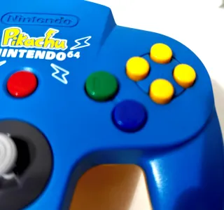 Mando Nintendo 64 Pikachu Azul