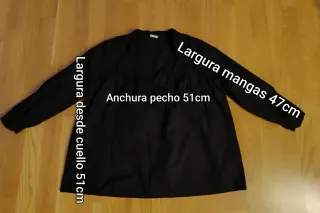 Traje baserritarra/casero T.8 negro y azul