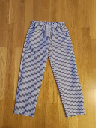 Traje baserritarra/casero T.8 negro y azul