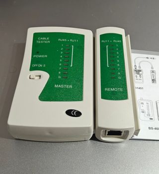 Probador de Cable de Red RJ45/RJ11 Ethernet LAN