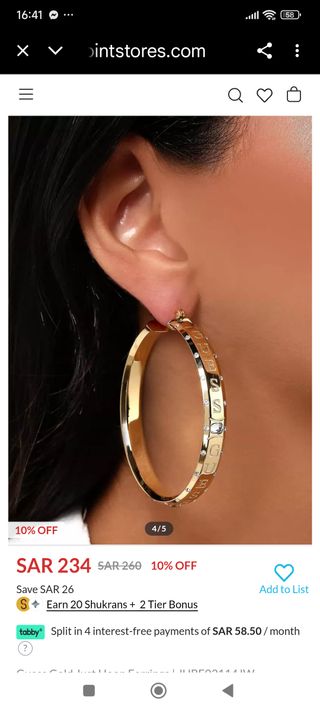 Pendientes Guess acero Dorados Nuevos,calidad.