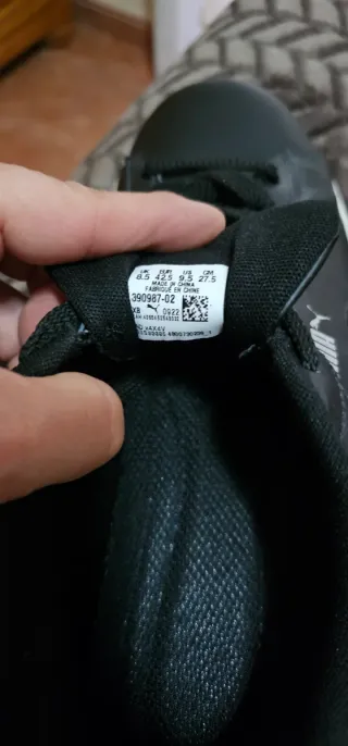 Zapatillas Puma smart 3.0 Negras y Blancas