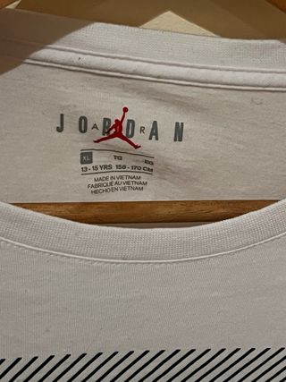 Camiseta Jordan Manga Larga Blanca