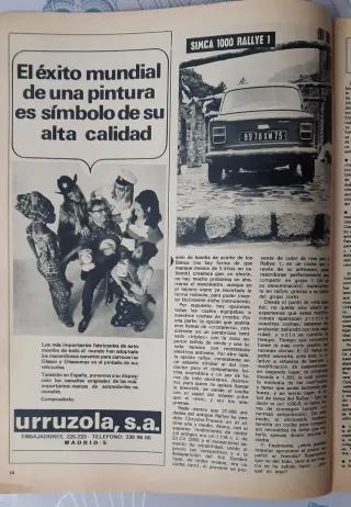 Revista Autopista 684.Simca Rally 1. Alpine 1440 M