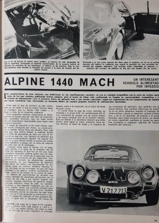 Revista Autopista 684.Simca Rally 1. Alpine 1440 M