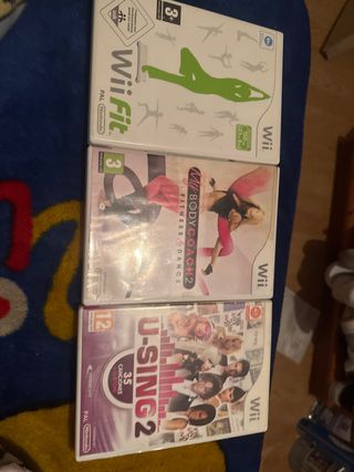 Pack 3 Juegos Wii: Wii Fit, Body Coach 2, U-Sing 2