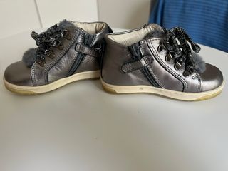 Scarpe bambina Balducci grigie con cuori n.22