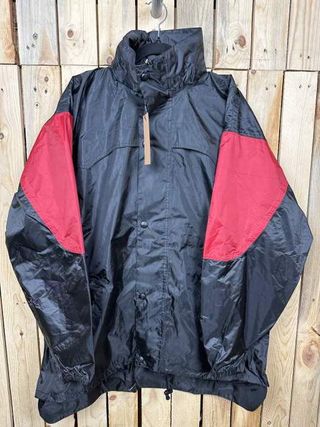 Chaqueta T-L Cortavientos Impermeable Rojo